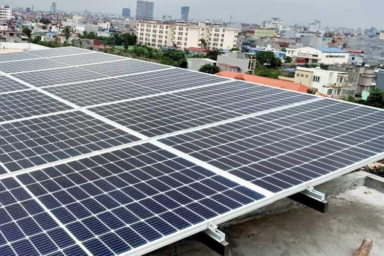 Hệ thống điện mặt trời nhà máy ABC